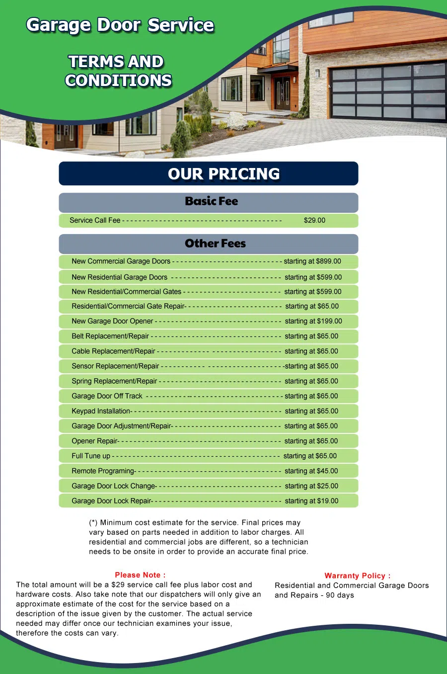 Neighborhood Garage Door Brooklyn, NY 347-331-0834